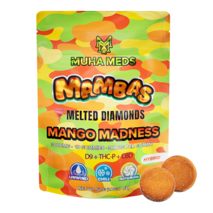 Muha Meds Mango Madness Gummies | 3000 MG - Hybrid