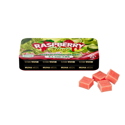 Muha Meds Raspberry Lime Gummies | Sativa