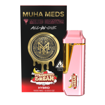 Strawberry Dream Muha Meds Disposable Melted Diamonds | Hybrid