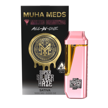 Super Silver Haze Muha Meds Disposable Melted Diamonds | Sativa