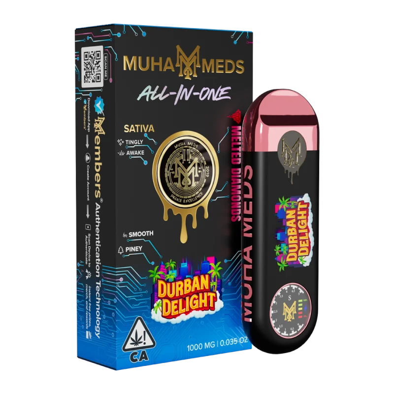 New Muha Gen 3 Durban Delight Sativa | 1000MG