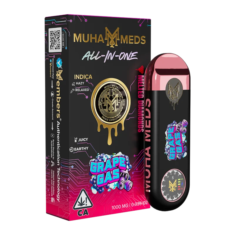 New Muha Gen 3 Grape Gas Indica | 1000MG