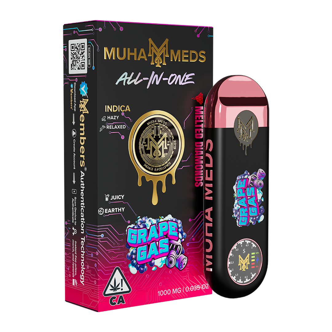 New Muha Gen 3 Grape Gas Indica | 1000MG New Muha Gen 3 Grape Gas Indica | 1000MG
