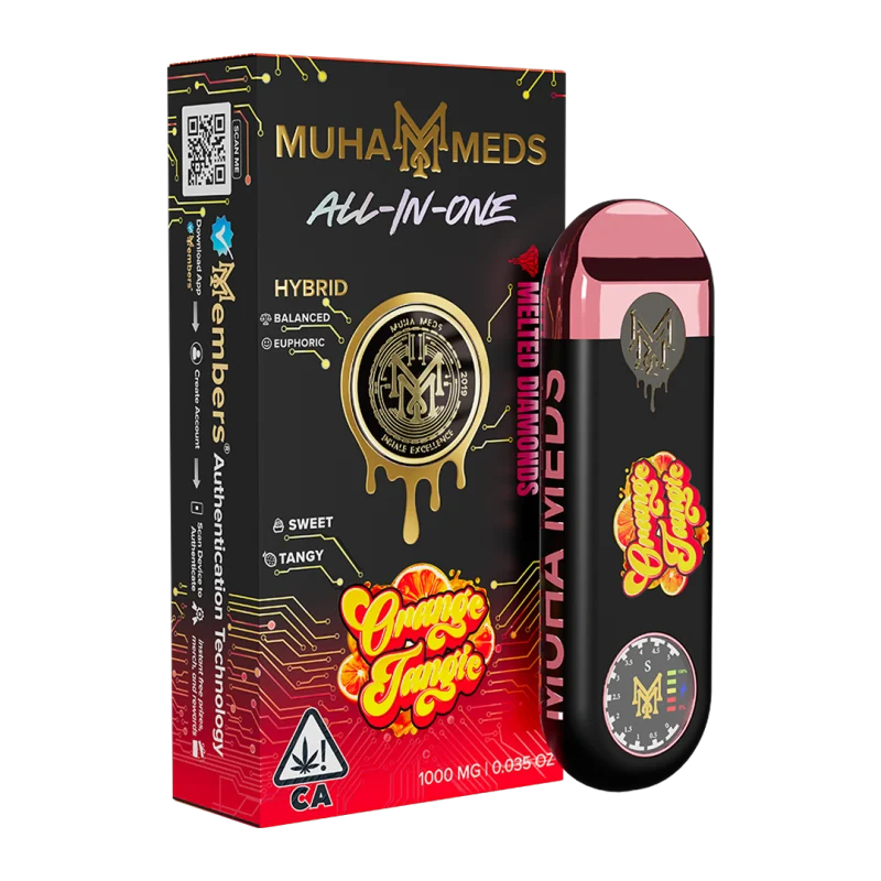 New Muha Orange Tangie Hybrid | 1000MG | 0.035OZ - Gen 3