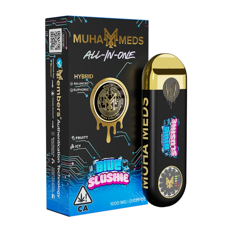New Muha Gen 3 Blue Slushie Hybrid | 1000MG