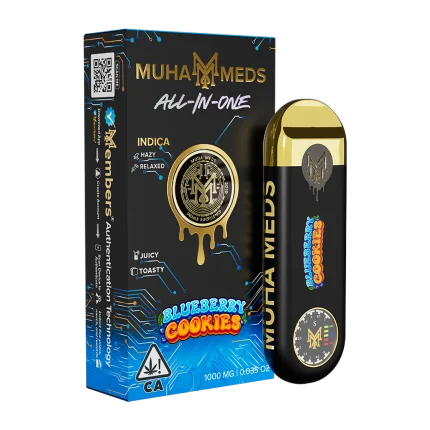 New Muha Gen 3 Blueberry Cookies Indica | 1000MG