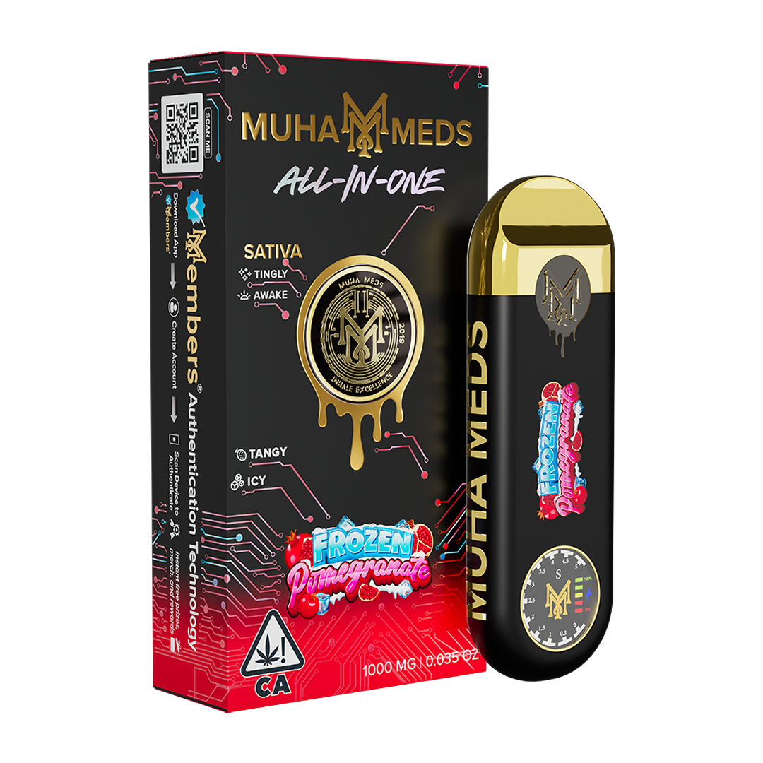 New Muha Gen 3 Frozen Pomegranate Sativa | 1000MG