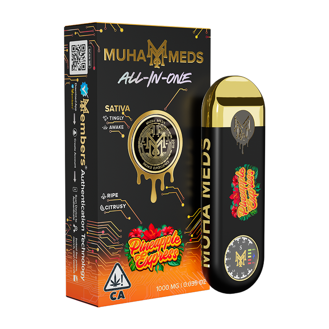 New Muha Gen 3 Pineapple Express Sativa | 1000MG New Muha Gen 3 Pineapple Express Sativa | 1000MG