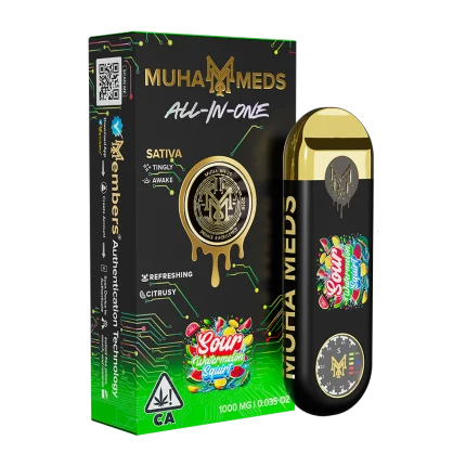 New Muha Gen 3 Sour Watermelon Squirt Sativa | 1000MG