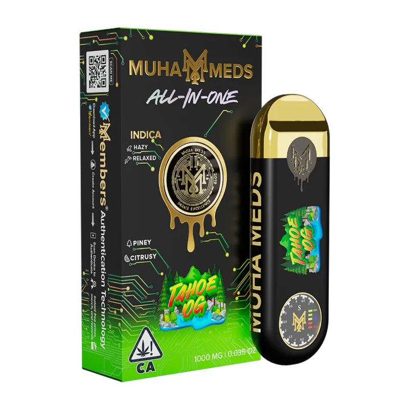 New Muha Gen 3 Tahoe OG Indica | 1000MG